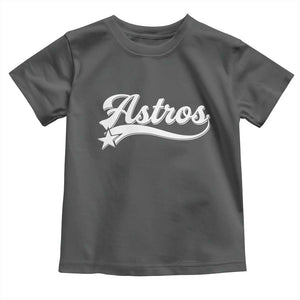 Vintage Astro Script Name Toddler T Shirt Texas Vintage Sports Jersey Style 80s 90s TS10 Dark Heather Print Your Wear