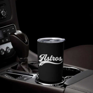 Vintage Astro Script Name Tumbler Cup Texas Vintage Sports Jersey Style 80s 90s TS10 Print Your Wear