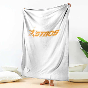 Vintage Astro Last Name Sports Style Throw Blanket Baseball Fan Graphic 80s 90s TS10 Print Your Wear