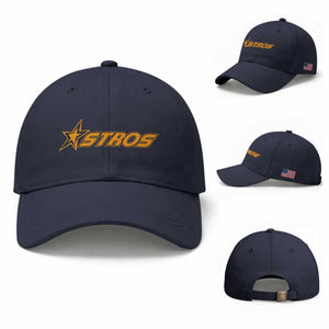 Vintage Astro Last Name Sports Style Baseball Cap Baseball Fan Graphic 80s 90s TS10 Baseball Cap Universal Fit Navy Print Your Wear