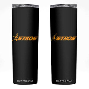 Vintage Astro Last Name Sports Style Skinny Tumbler Baseball Fan Graphic 80s 90s TS10 White Print Your Wear