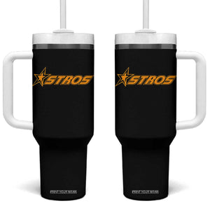 Vintage Astro Last Name Sports Style Tumbler With Handle Baseball Fan Graphic 80s 90s TS10 One Size: 40 oz White Print Your Wear