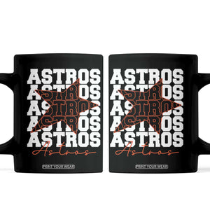 Vintage Astro Last Name Coffee Mug Baseball Fan Graphic TS10 Black Print Your Wear
