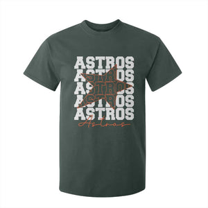 Vintage Astro Last Name T Shirt For Kid Baseball Fan Graphic TS10 Dark Forest Green Print Your Wear