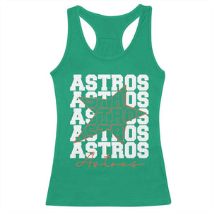 Vintage Astro Last Name Racerback Tank Top Baseball Fan Graphic TS10 Irish Green Print Your Wear