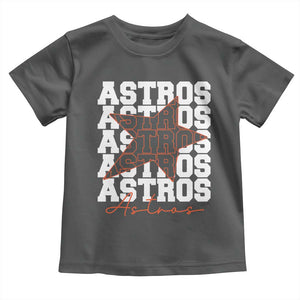 Vintage Astro Last Name Toddler T Shirt Baseball Fan Graphic TS10 Dark Heather Print Your Wear