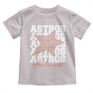 Vintage Astro Last Name Toddler T Shirt Baseball Fan Graphic TS10 Ice Gray Print Your Wear