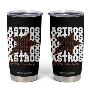 Vintage Astro Last Name Tumbler Cup Baseball Fan Graphic TS10 Black Print Your Wear