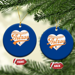 Retro Astro Script Name Ceramic Ornament Baseball Heart Vintage Sports Fans TS10 1pc Blue Print Your Wear