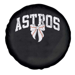 Retro Astro Varsity Name Spare Tire Cover Baseball Coquette Bow TS10 Print Your Wear