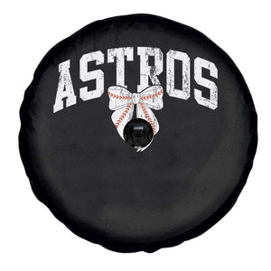 Retro Astro Varsity Name Spare Tire Cover Baseball Coquette Bow TS10 Print Your Wear