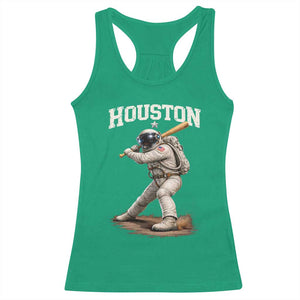 Houston Astronaut Baseball Player Racerback Tank Top Clutch City TS10 Irish Green Print Your Wear
