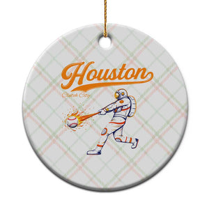 Houston Clutch City Ceramic Ornament Astronaut Baseball Player In Space TS10 1pc Christmas Plaid Print Your Wear