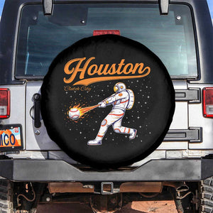 Houston Clutch City Spare Tire Cover Astronaut Baseball Player In Space TS10 No hole Black Print Your Wear