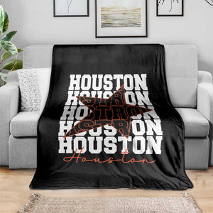 Houston Sport Baseball Fans Throw Blanket US State Vintage Graphic TS10 Print Your Wear