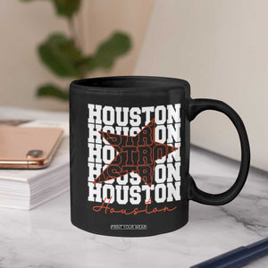 Houston Sport Baseball Fans Coffee Mug US State Vintage Graphic TS10 Print Your Wear