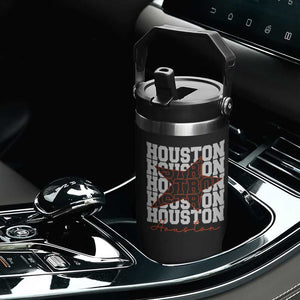 Houston Sport Baseball Fans Flip Straw Tumbler US State Vintage Graphic TS10 Print Your Wear