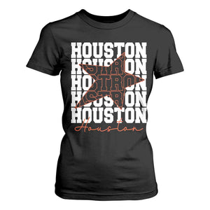 Houston Sport Baseball Fans T Shirt For Women US State Vintage Graphic TS10 Black Print Your Wear