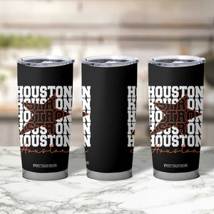 Houston Sport Baseball Fans Tumbler Cup US State Vintage Graphic TS10 Print Your Wear