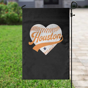 Houston Clutch City Garden Flag Baseball Heart Varsity Script Vintage Sports Fans TS10 Print Your Wear