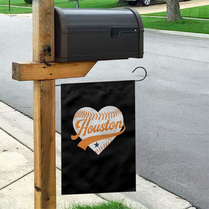 Houston Clutch City Garden Flag Baseball Heart Varsity Script Vintage Sports Fans TS10 Print Your Wear