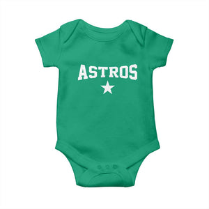 Vintage Astro Varsity Name Baby Onesie Retro Throwback Athletic Sports Style 80s 90s TS10 Irish Green Print Your Wear