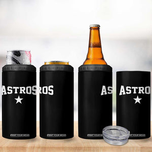 Vintage Astro Varsity Name 4 in 1 Can Cooler Tumbler Retro Throwback Athletic Sports Style 80s 90s TS10 Print Your Wear