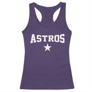 Vintage Astro Varsity Name Racerback Tank Top Retro Throwback Athletic Sports Style 80s 90s TS10 Purple Print Your Wear