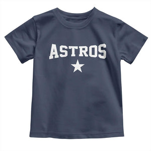 Vintage Astro Varsity Name Toddler T Shirt Retro Throwback Athletic Sports Style 80s 90s TS10 Navy Print Your Wear