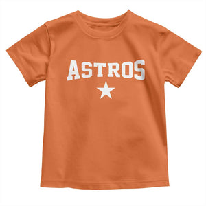 Vintage Astro Varsity Name Toddler T Shirt Retro Throwback Athletic Sports Style 80s 90s TS10 Orange Print Your Wear
