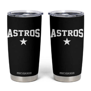 Vintage Astro Varsity Name Tumbler Cup Retro Throwback Athletic Sports Style 80s 90s TS10 Black Print Your Wear