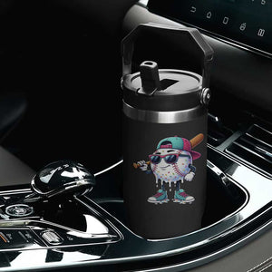 Baseball Life Style Flip Straw Tumbler Youth Drip Baseball Boys Kid TS10 Print Your Wear
