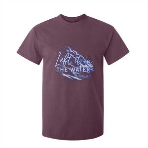 Christian Baptism T Shirt For Kid Left It In The Water Matthew 28 19 TS10 Maroon Print Your Wear