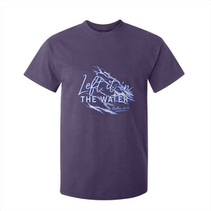 Christian Baptism T Shirt For Kid Left It In The Water Matthew 28 19 TS10 Purple Print Your Wear