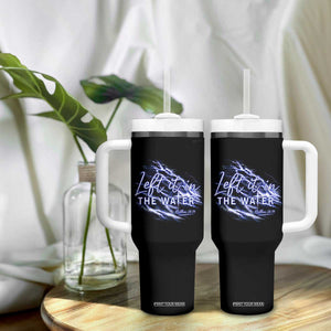 Christian Baptism Tumbler With Handle Left It In The Water Matthew 28 19 TS10 Print Your Wear