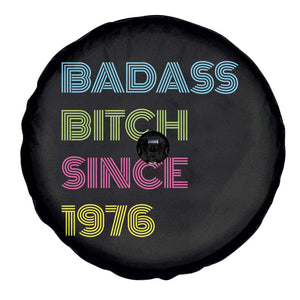 Funny 50th Birthday Spare Tire Cover Retro Vintage Badass Bih Since 1976 TS10 Print Your Wear