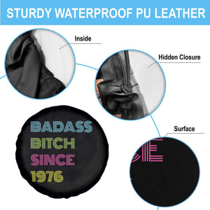 Funny 50th Birthday Spare Tire Cover Retro Vintage Badass Bih Since 1976 TS10 Print Your Wear