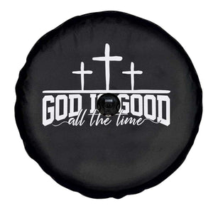 God Is Good Spare Tire Cover Jesus Cross Minimal Religious Faith Bible Verse Inspirational TS10 Print Your Wear
