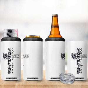 Son Of God Jesus 4 in 1 Can Cooler Tumbler Camo Christ Cross Christian 9 John 3 16 TS10 Print Your Wear