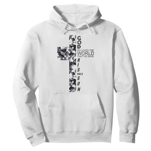 Son Of God Jesus Hoodie Camo Christ Cross Christian 9 John 3 16 TS10 White Print Your Wear
