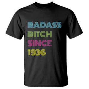 Funny 90th Birthday T Shirt Retro Vintage Badass Bih Since 1936 TS10 Black Print Your Wear