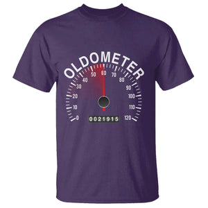 Funny 60th Birthday T Shirt Oldometer Odometer 60 Year Old Joke TS10 Purple Print Your Wear