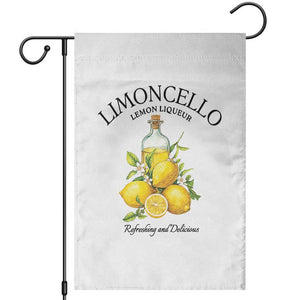 Vintage Limoncello Lemon Liqueur Garden Flag Italian Summer Letter Fruit Printed Graphic TS10 White Print Your Wear