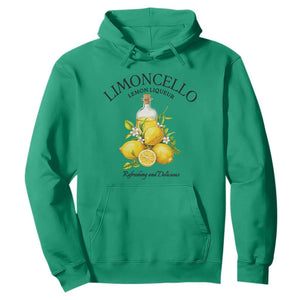Vintage Limoncello Lemon Liqueur Hoodie Italian Summer Letter Fruit Printed Graphic TS10 Irish Green Print Your Wear
