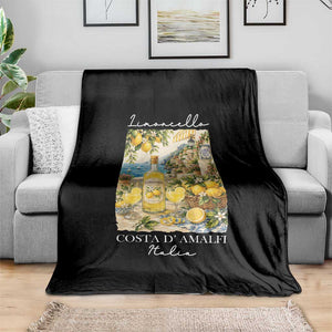 Limoncello Amalfi Coast Throw Blanket Lemon Lover Italian Summer Fruit TS10 Print Your Wear
