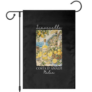 Limoncello Amalfi Coast Garden Flag Lemon Lover Italian Summer Fruit TS10 Black Print Your Wear
