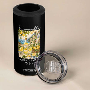 Limoncello Amalfi Coast 4 in 1 Can Cooler Tumbler Lemon Lover Italian Summer Fruit TS10 Print Your Wear