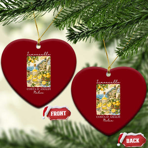 Limoncello Amalfi Coast Ceramic Ornament Lemon Lover Italian Summer Fruit TS10 Print Your Wear