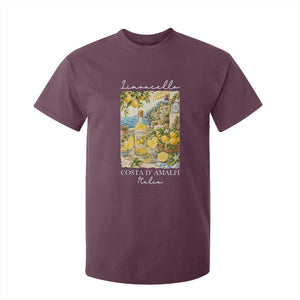 Limoncello Amalfi Coast T Shirt For Kid Lemon Lover Italian Summer Fruit TS10 Maroon Print Your Wear