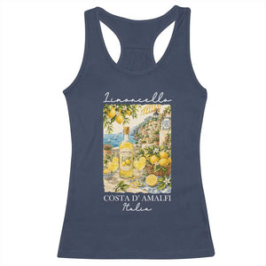 Limoncello Amalfi Coast Racerback Tank Top Lemon Lover Italian Summer Fruit TS10 Navy Print Your Wear